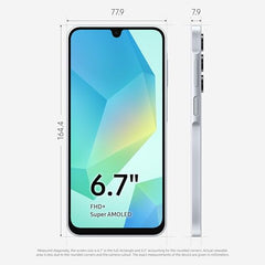 Samsung Galaxy A16 5G A Series, Unlocked Android Smartphone, Large AMOLED Display, Durable Design, Super Fast Charging, Expandable Storage, 5G Connectivity, US Version, 2025, Blue Black